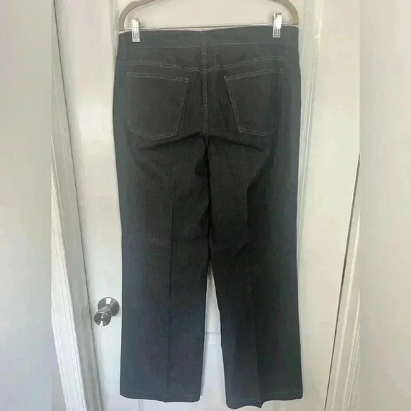 Eileen Fisher Women’s Black Straight Leg Jeans - Size 10 - Picture 4 of 7